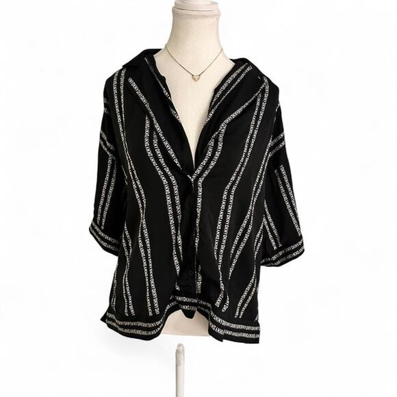 Dkny Tops - DKNY Vintage Collard OverSize Lightweight Size XL Women’s